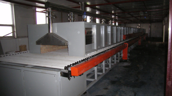 特種陶瓷電熱輥道窯，規(guī)格：1.2米×32米電加熱